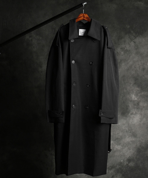 JK-17087double button trench coat